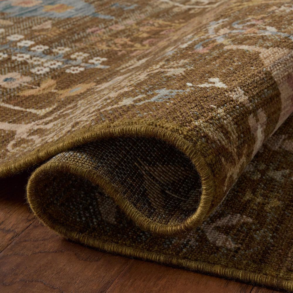 Loloi Reign Moss and Multicolor 3' x 4'7" Area Rug, , large