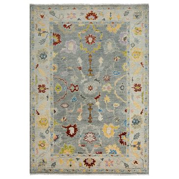 RIZZY Envision Scrolls Bulbs 10" x 14" Gray and Beige Area Rug, , large