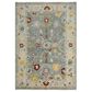 RIZZY Envision Scrolls Bulbs 10" x 14" Gray and Beige Area Rug, , large