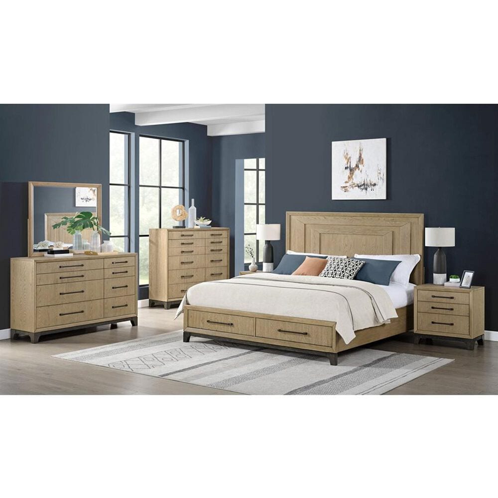 Emerald Home Furnishings Sutton Place 12-Drawer Master Chest in Caramel and Cocoa Brown, , large