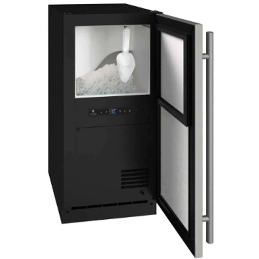 ULine 15" Nugget Ice Machine in Stainless Solid Nebraska Furniture Mart