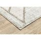 Oriental Weavers Cambria Geometric Shape 1"10" x 7"6" Grey Runner, , large