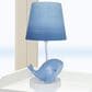 Lambs & Ivy Bubbles and Squirt Hand Painted Whale Lamp in Blue, , large