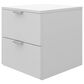 The Monday Company Delma 2-Drawer Nightstand in Matte White (Set of 2), , large