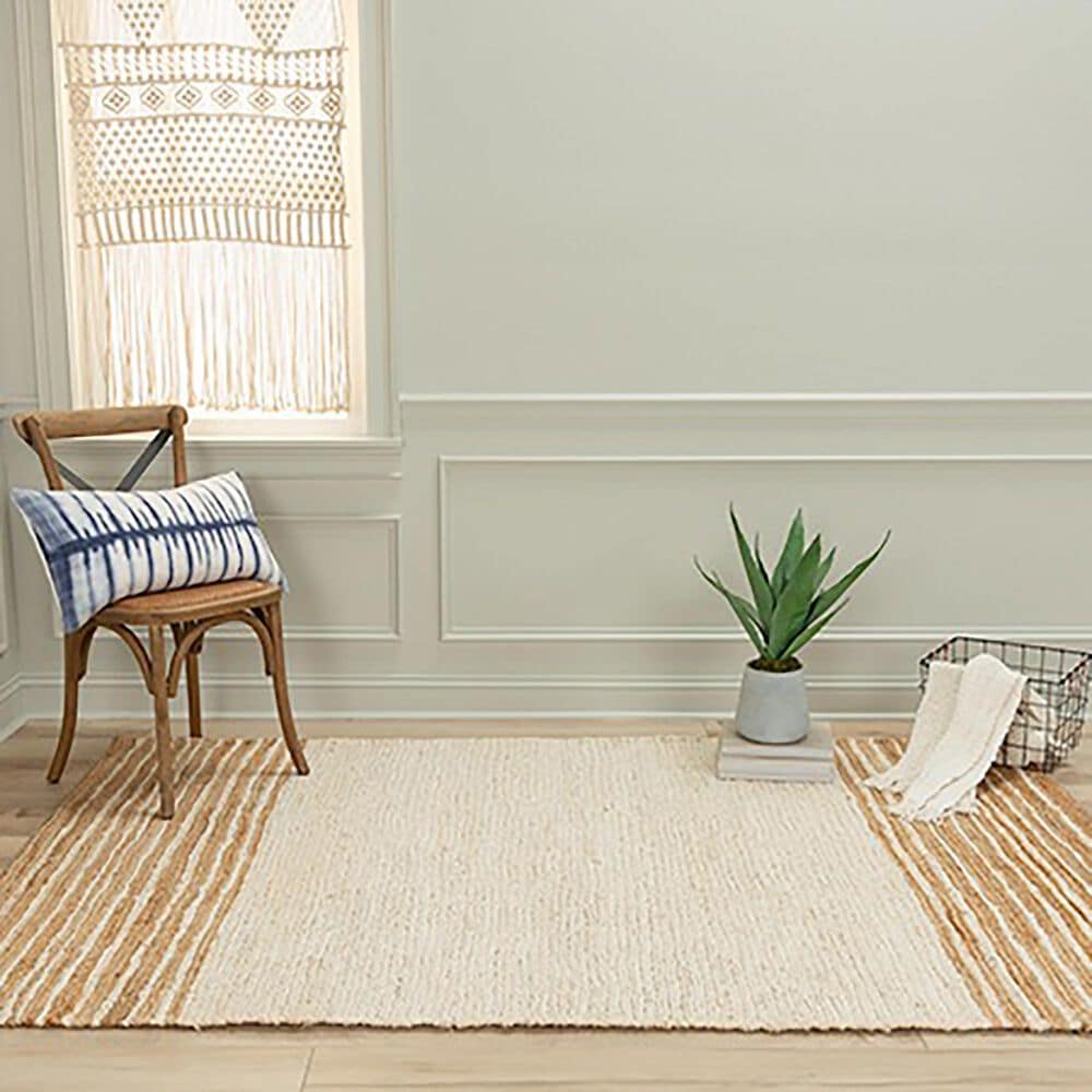 RIZZY Bengal BNL942 9&#39; x 12&#39; Natural and Beige Area Rug, , large