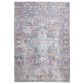 Feizy Percy 4" x 6" Blue and Multicolor Area Rug, , large