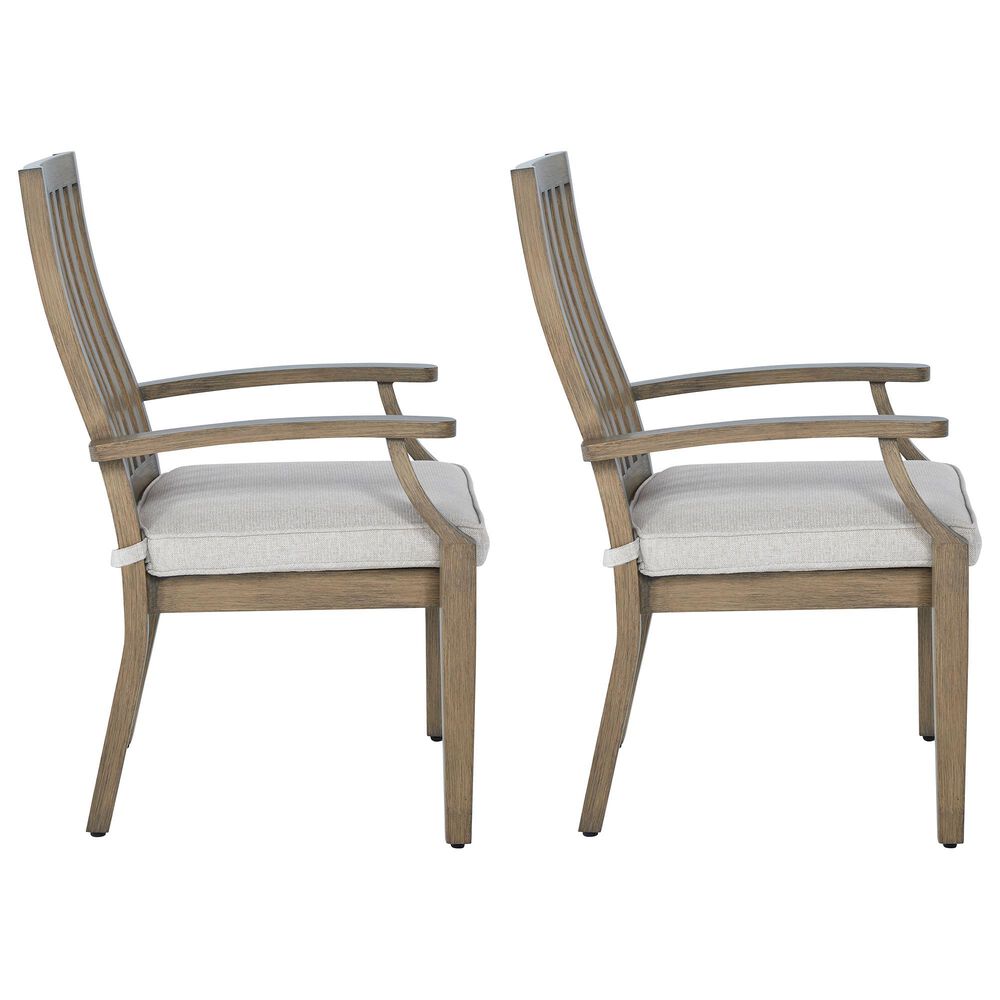 Ashley Rainier Ranch Arm Chair in Brown &#40;Set of 2&#41;, , large