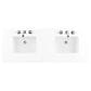 James Martin Vanities Hudson 60" Double Bathroom Vanity in Light Natural Oak with 3 cm White Zeus Quartz Top and Rectangular Sinks, , large