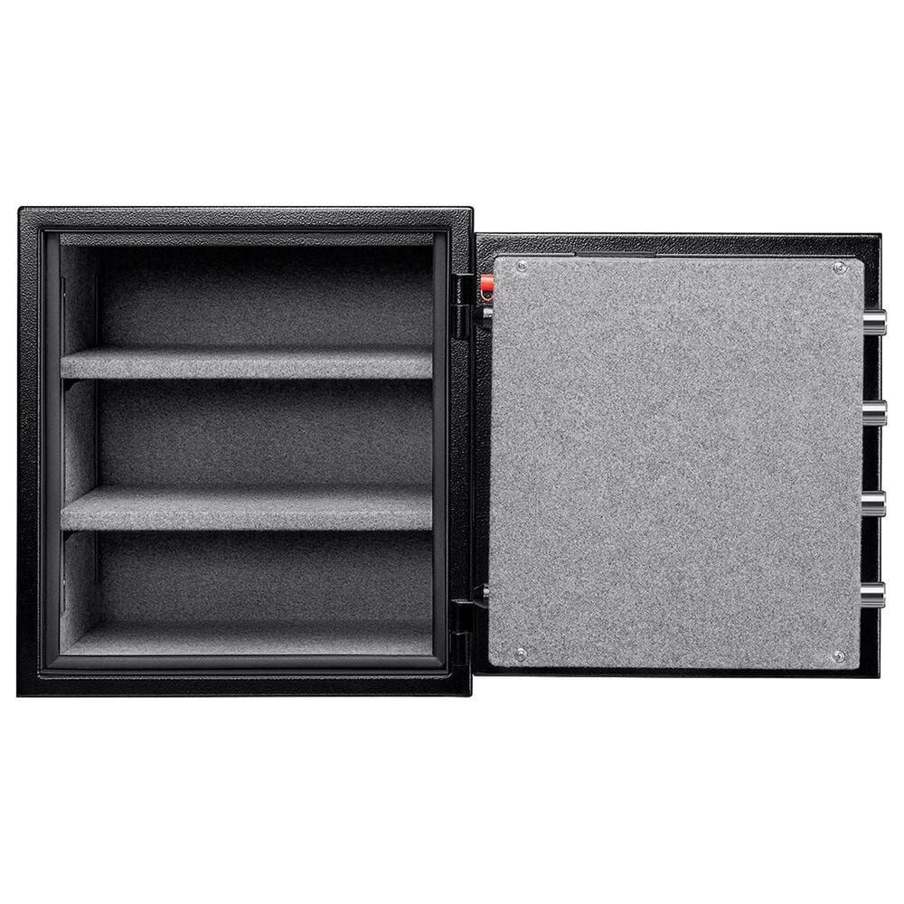 Fortress Large Fireproof and Waterproof Personal Safe in Black, , large
