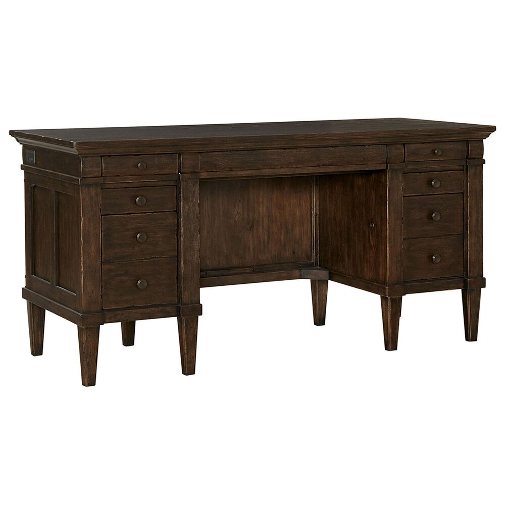 Riva Ridge Jackson 62" Executive Desk in Turkish Coffee, , large