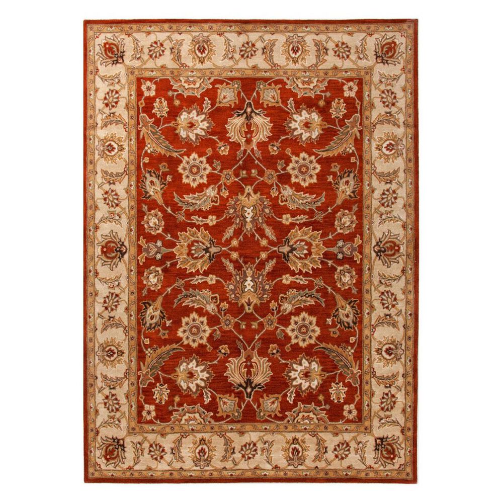 Jaipur Mythos Selene MY04 8' Round Red Oxide Area Rug, , large