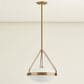 Troy Lighting Kade 16" 1-Light Pendant in Patina Brass, , large