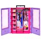Barbie Fashionistas Ultimate Closet Wardrobe with 6 Hangers in Multicolor, , large