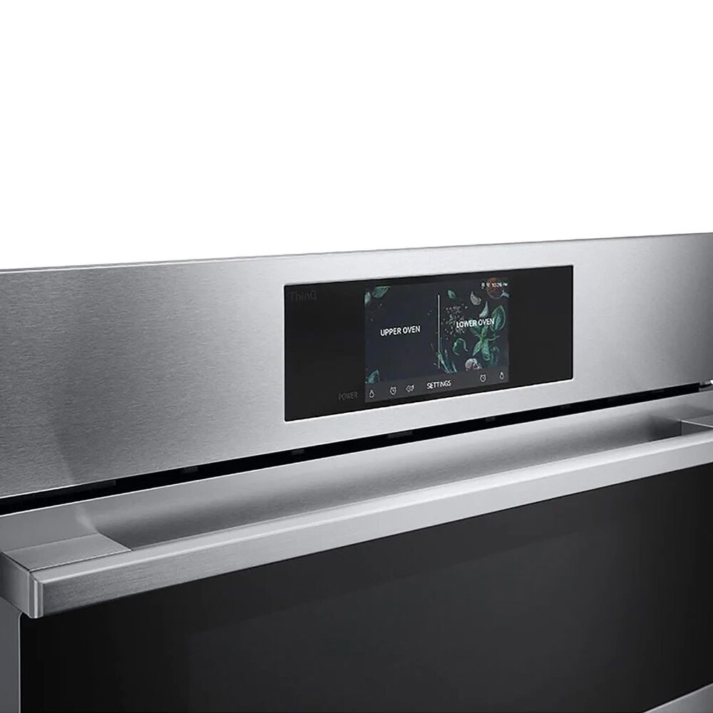LG Studio 30&quot; Combination Double Electric Wall Oven with Convection in Stainless Steel, , large