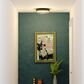 Vaxcel Northgate 16" 1-Light Flush Mount in Matte Black and Satin Gold, , large