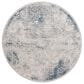Safavieh Invista 6"7" Round Grey and Blue Area Rug, , large