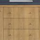 James Martin Vanities Hudson 60" Single Bathroom Vanity in Light Natural Oak with 3 cm Charcoal Soapstone Quartz Top and Rectangular Sink, , large
