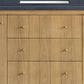James Martin Vanities Hudson 60" Single Bathroom Vanity in Light Natural Oak with 3 cm Charcoal Soapstone Quartz Top and Rectangular Sink, , large