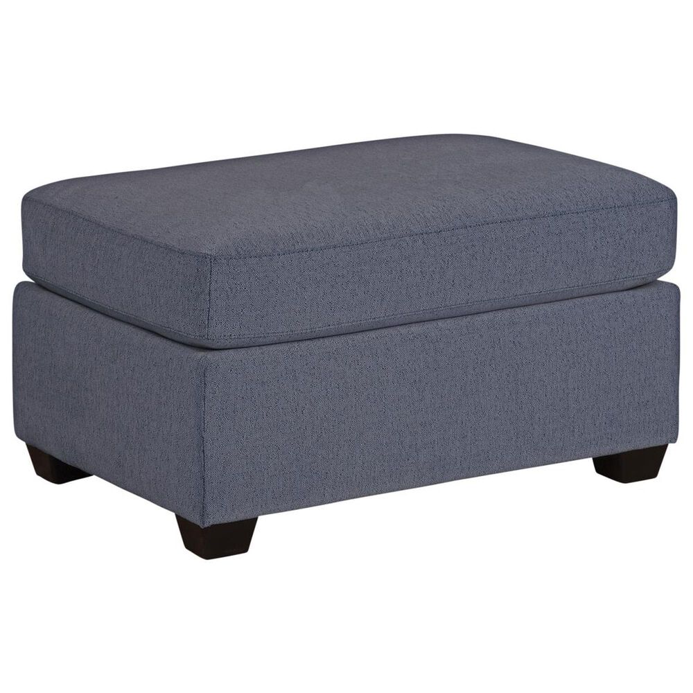 Northwestern North Ottoman in Denim, , large