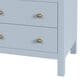 Butler Specialty Company Nora 2 Drawer Nightstand with Open Shelf in Light Blue, , large