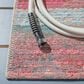 Safavieh Barbados 6"6" x 9"4" Light Blue and Pink Indoor/Outdoor Area Rug, , large
