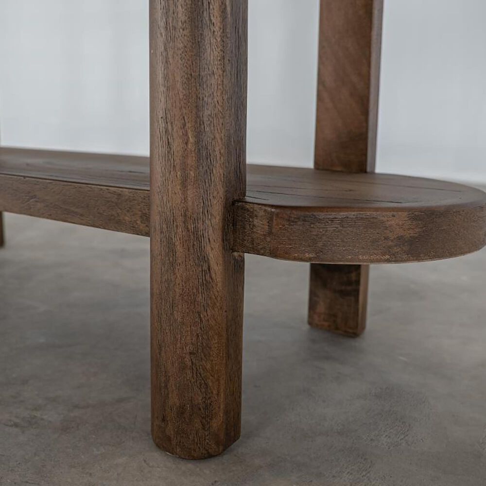 Fallridge Balam 4-Shelf Bookcase in Brown, , large