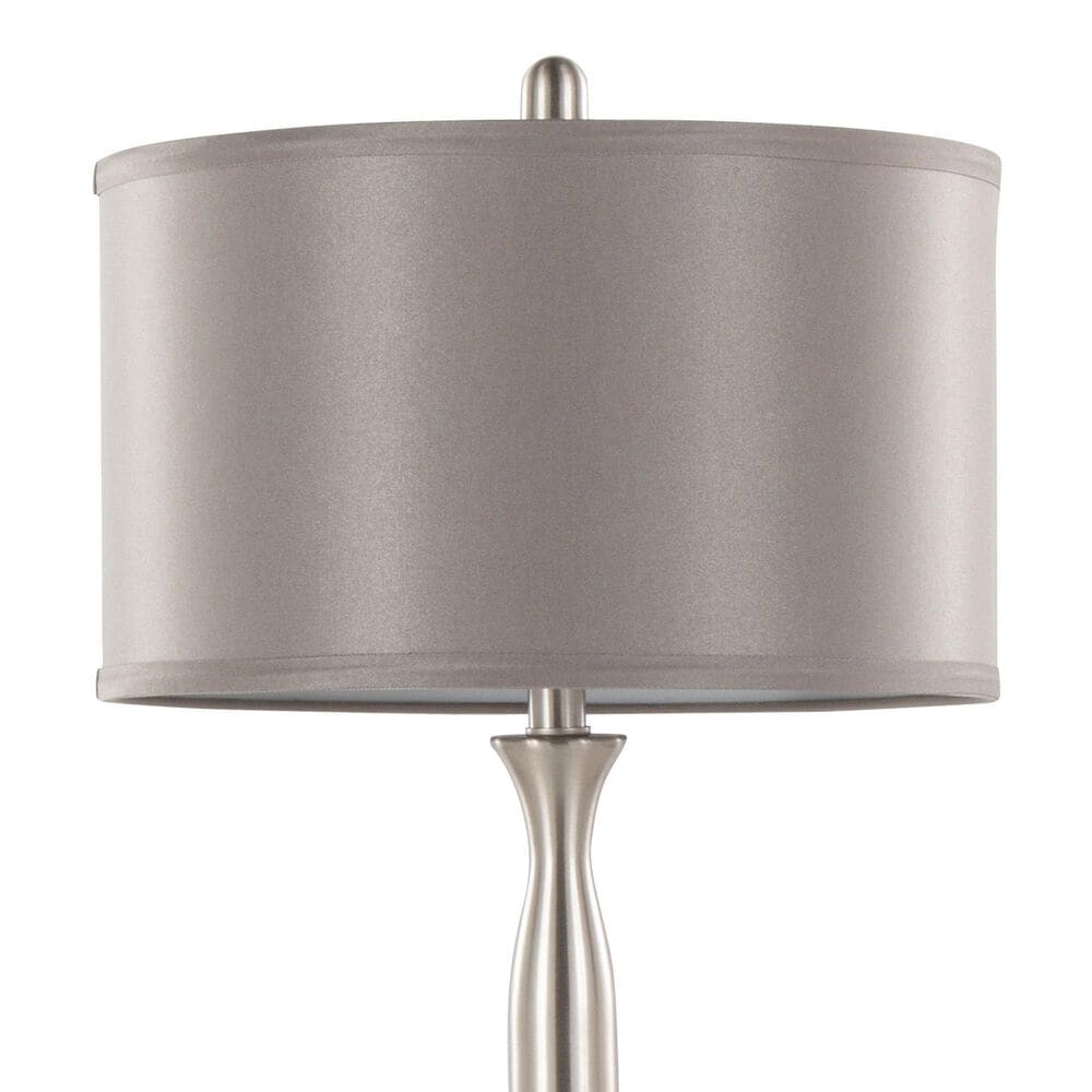 LumiSource Joan Metal Table Lamp in Brushed Nickel (Set of 2), , large