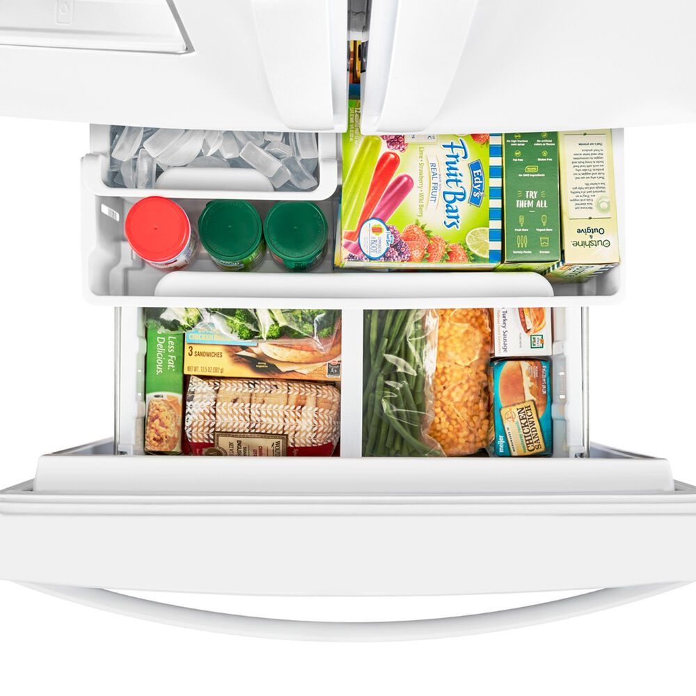 Whirlpool 20 Cu. Ft. French Door Refrigerator with FreshFlow Air Filter in White, , large