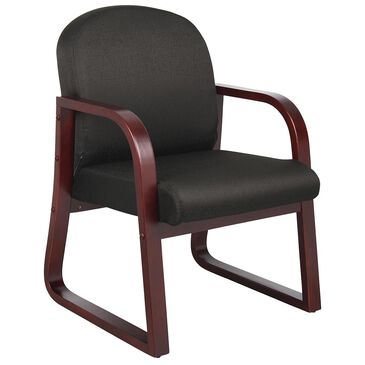 Regal Co. Boss Side Chair with Arms in Black, , large