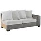 Ashley Clairette Court 2-Piece Left Facing Sectional with Chaise in Alloy, , large
