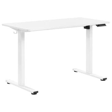 OSP Home Primo 48" Electric Sit Stand Desk in White, , large