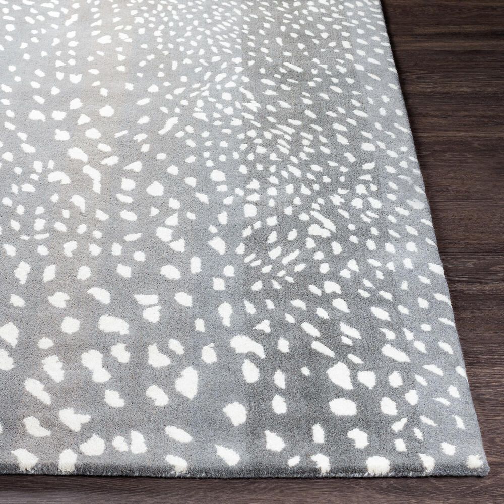Surya Athena 3&#39; x 12&#39; Medium Gray, Light Gray and Cream Runner, , large