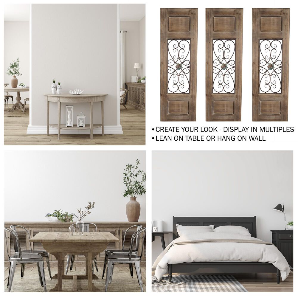 Timberlake Hastings Home 50&quot; Door Panel in Bronze Metal, , large