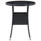 CorLiving Parksville Patio Bistro Table in Black, , large
