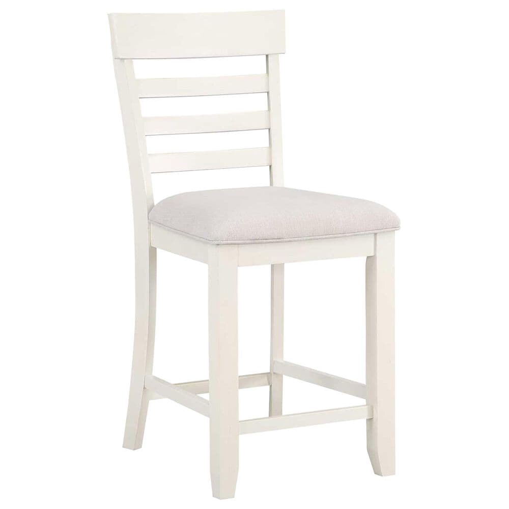 Steve Silver Hyland 6-Piece Counter Height Dining Set in Milk and Honey, , large