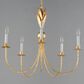Maxim Lighting Paloma 5-Light Chandelier in Gold Leaf, , large