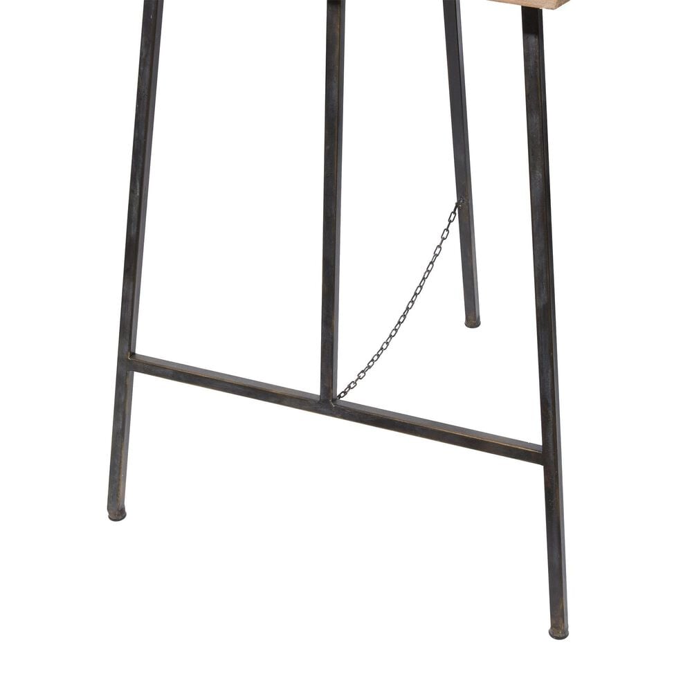 Maple and Jade Extra Large Adjustable Display Easel with Wood Tray in Matte Black and Dark Brown, , large