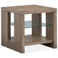 Nicolette Home Conway Rectangular End Table in Spiced Brown, , large