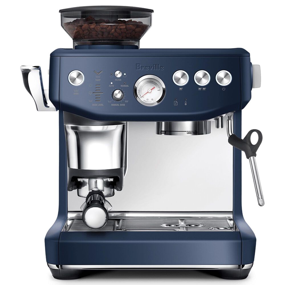 Breville Barista Express Impress 2L Espresso Machine in Damson Blue, , large