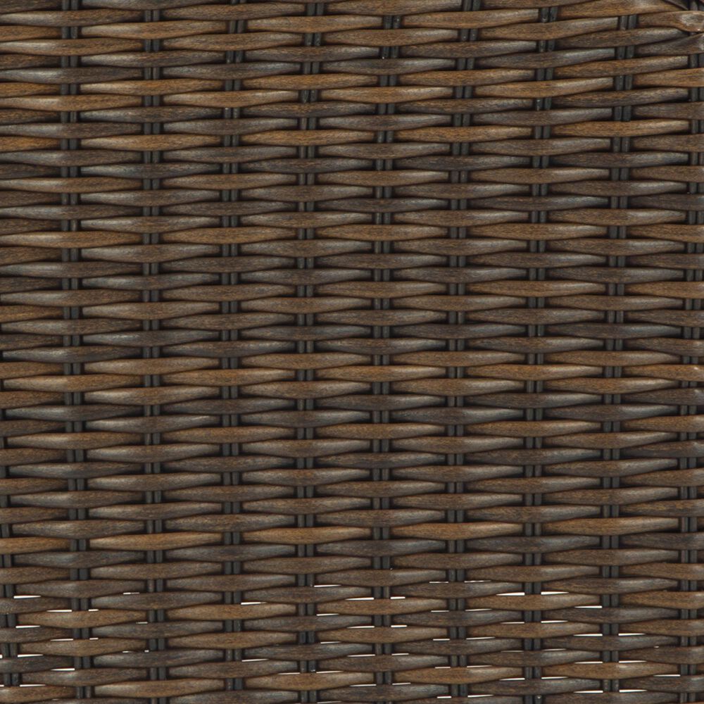 Ashley Horizon Hall Outdoor Loveseat with Green Cushion in Brown, , large