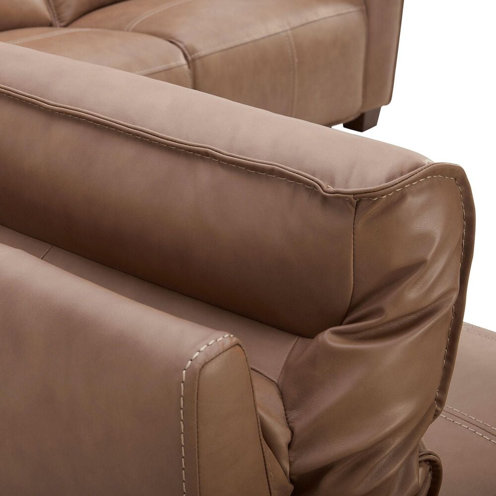Interlochen 5-Piece Leather Power Reclining Sectional with Power Headrests in Aline Butternut, , large