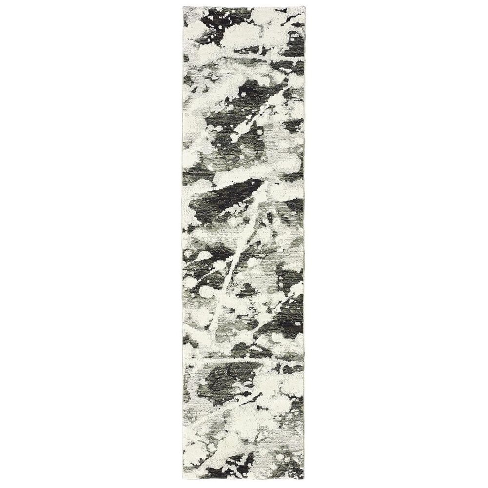 Oriental Weavers Evolution 8035B 2"3" x 8" Charcoal Runner, , large