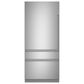 Cafe 20.1 Cu. Ft. Integrated Bottom-Freezer Refrigerator in Stainless Steel, , large