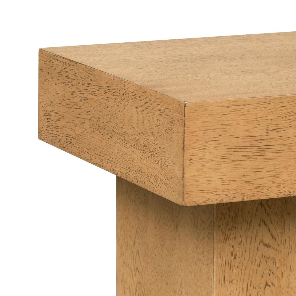 Bassett Mirror Company Padula Natural End Table in Light Oak, , large
