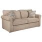 Overnight Sofa Gramercy Stationary Queen Sofa Sleeper in Oatmeal, , large