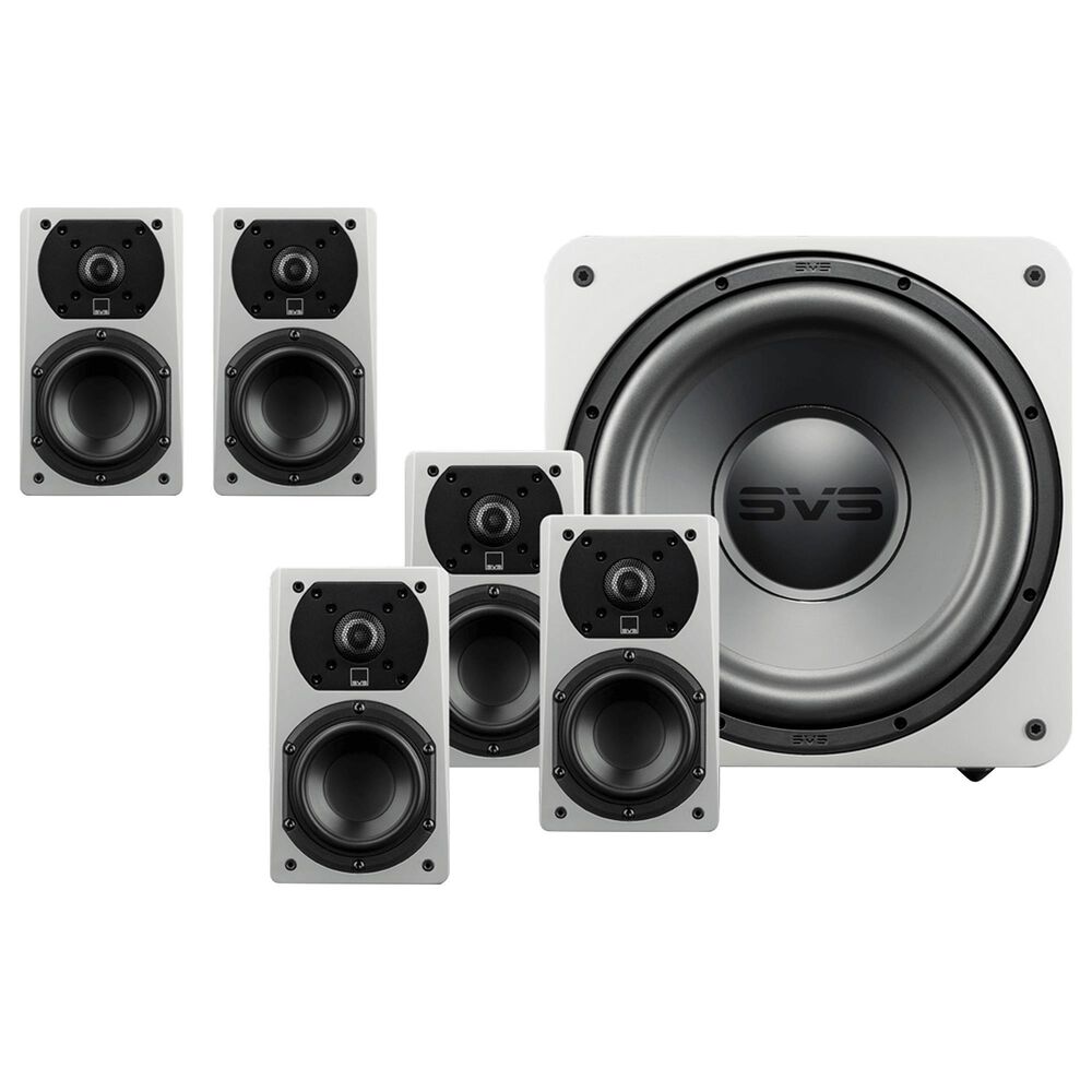 SVS Prime Satellite 5.1 System in Gloss White, , large