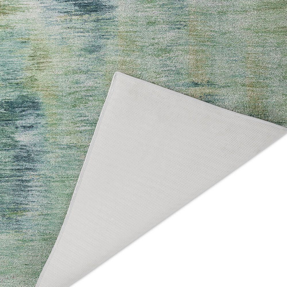 Dalyn Rug Company Kochi KC1 Teal 2&#39;3&quot; x 7&#39;6&quot; Runner, , large