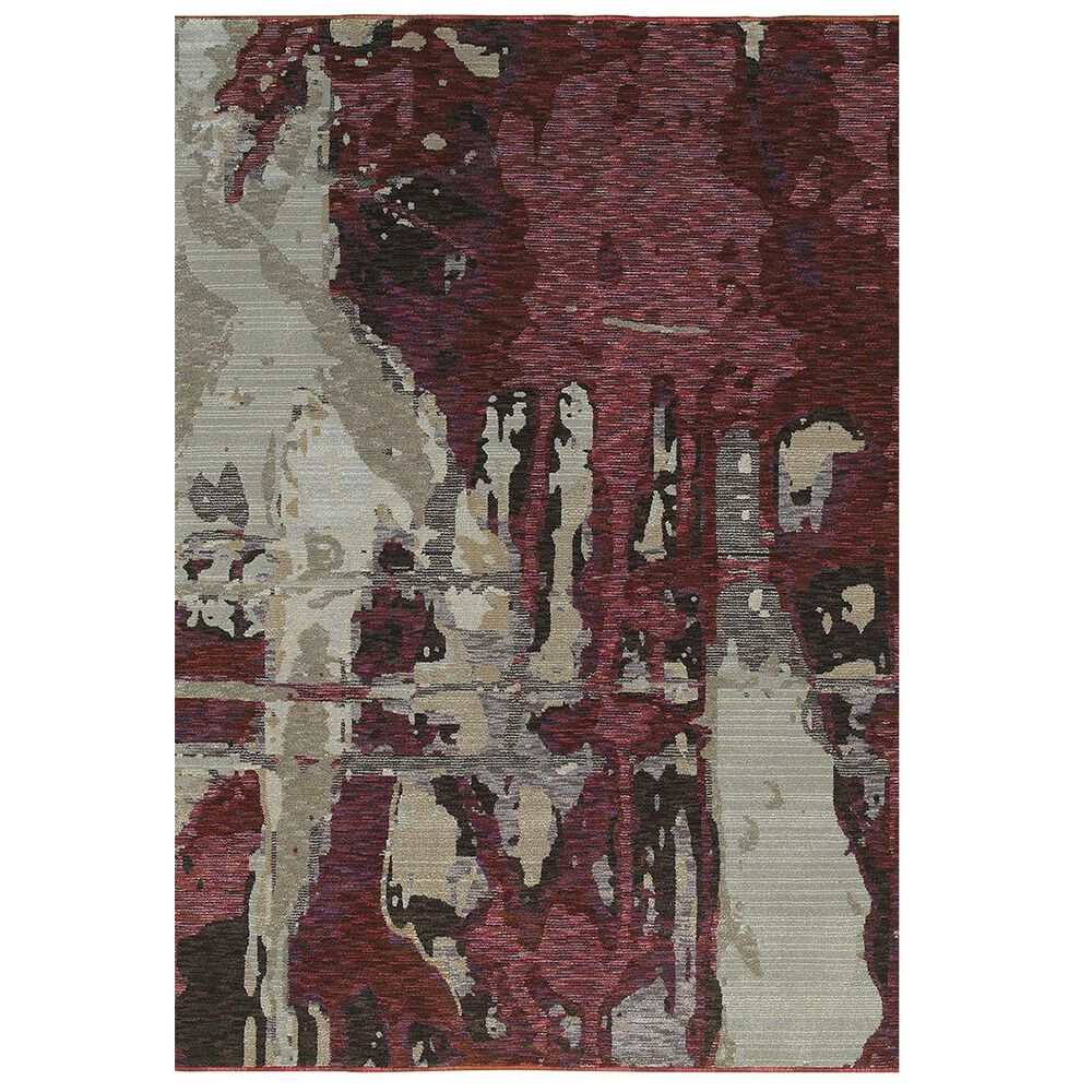 Oriental Weavers Evolution 8028B 10" x 13"2" Red and Beige Area Rug, , large