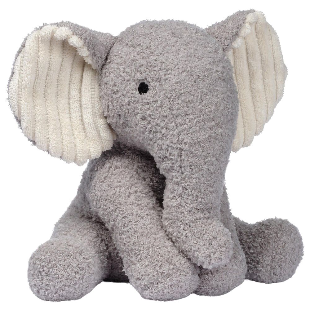 Lambs and Ivy Jungle Adventure Plush Elephant Stuffed Animal in Gray, , large