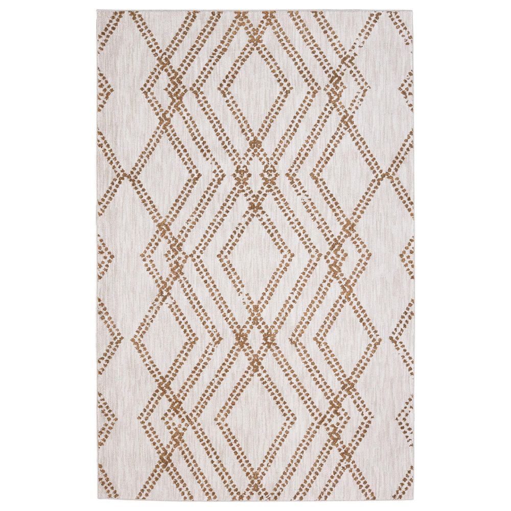 Patina Vie Cosmopolitan French Affair 91220-20047 9"6" x 12"11" Brushed Gold Area Rug, , large